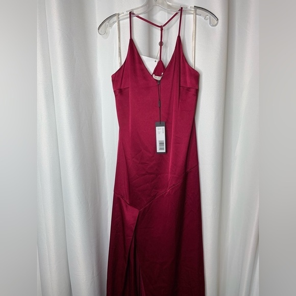 Halston Heritage Slip Dress in Mauve - Picture 8 of 13